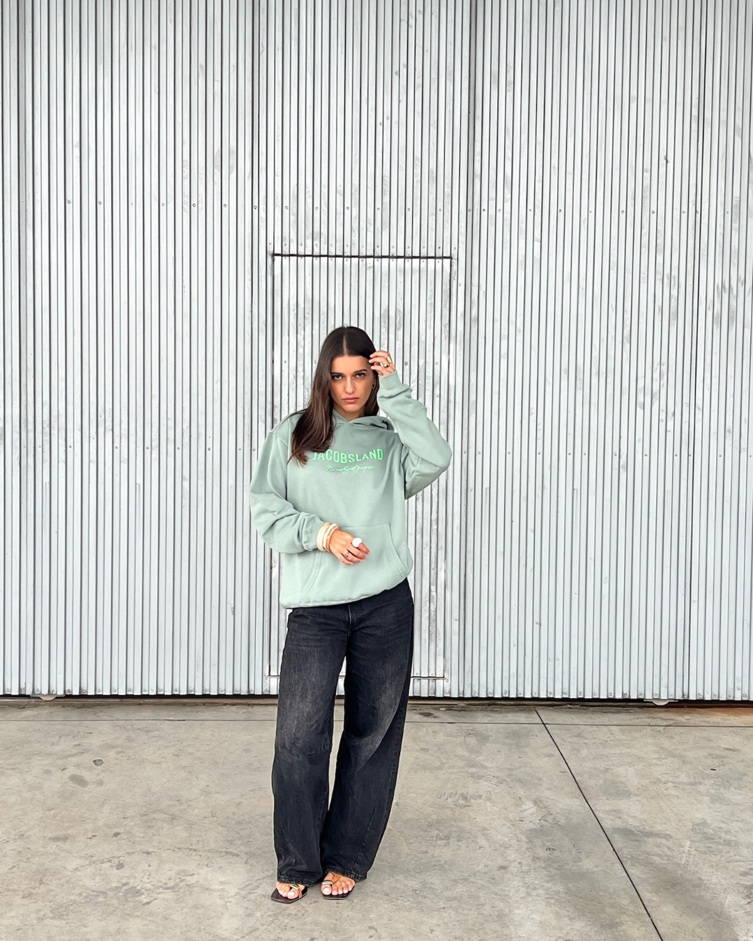 SUDADERA PURPOSE VERDE
