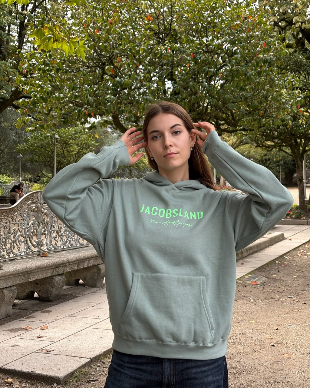 SUDADERA PURPOSE VERDE
