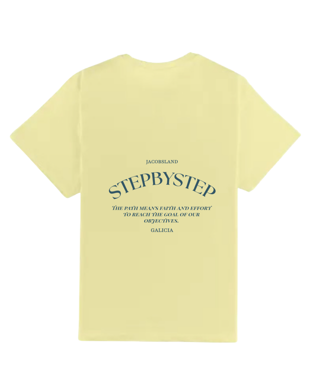 CAMISETA STEPBYSTEP AMARILLA