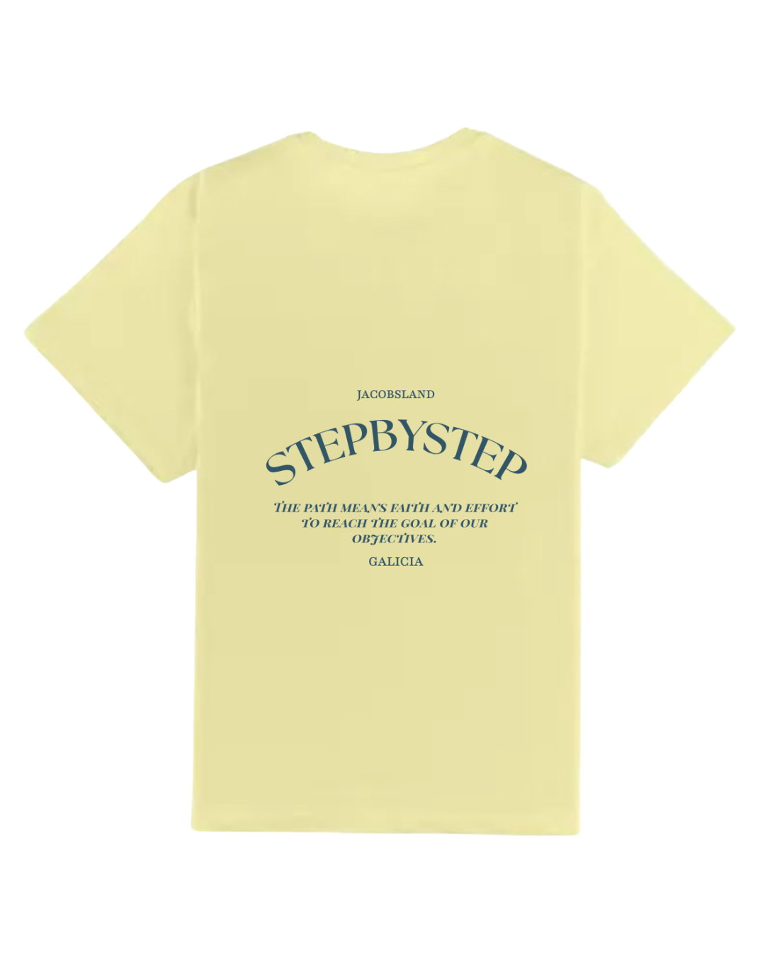 CAMISETA STEPBYSTEP AMARILLA