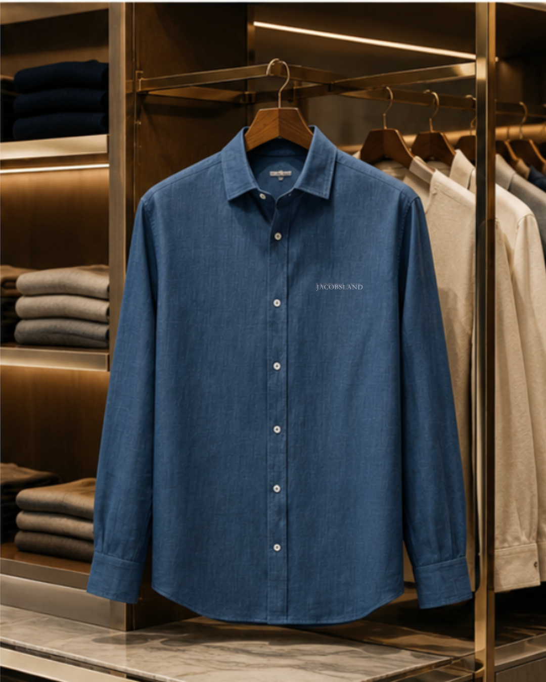 Camisa Azul Jacobsland