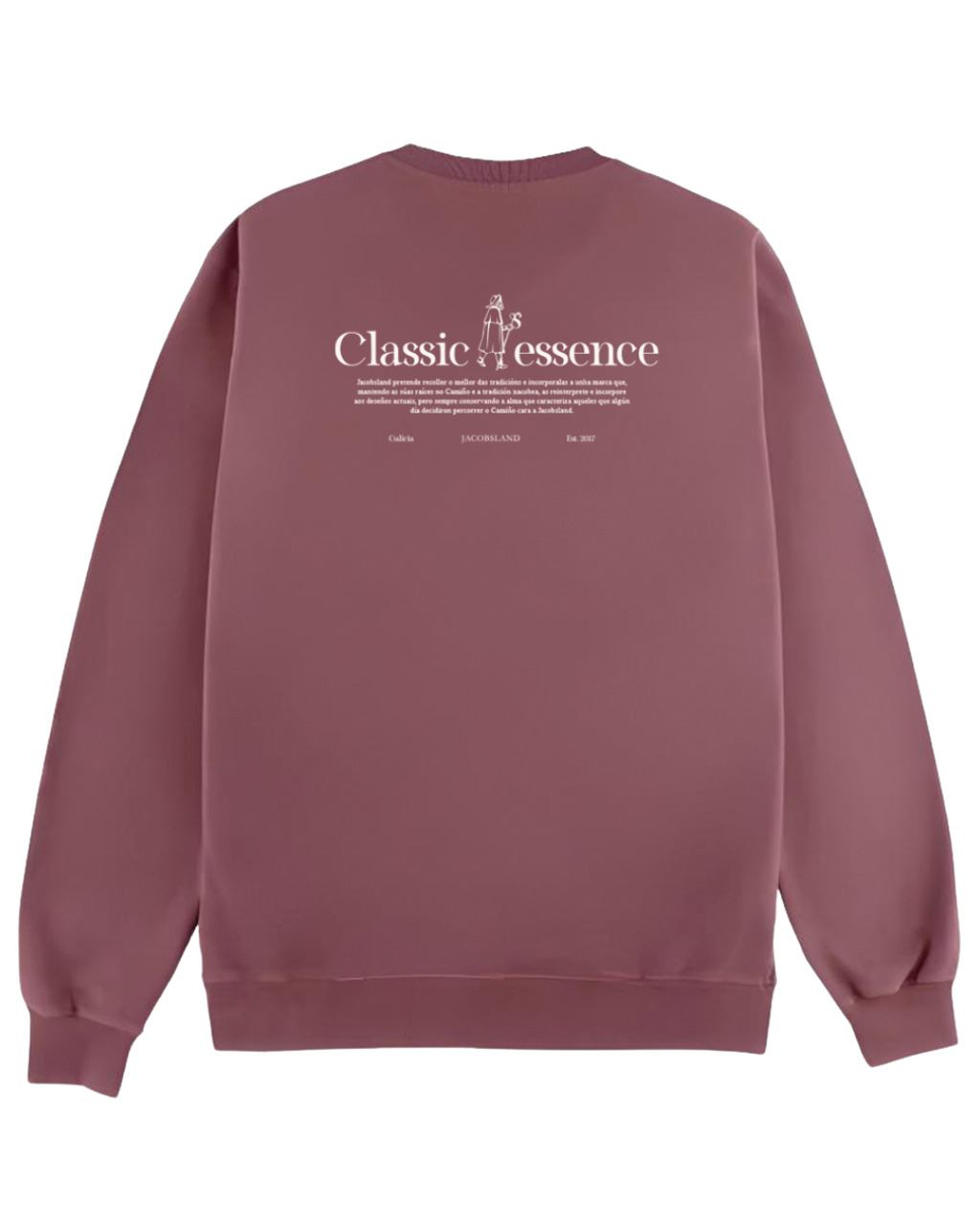 SUDADERA SIN CAPUCHA CLASSIC ESSENCE