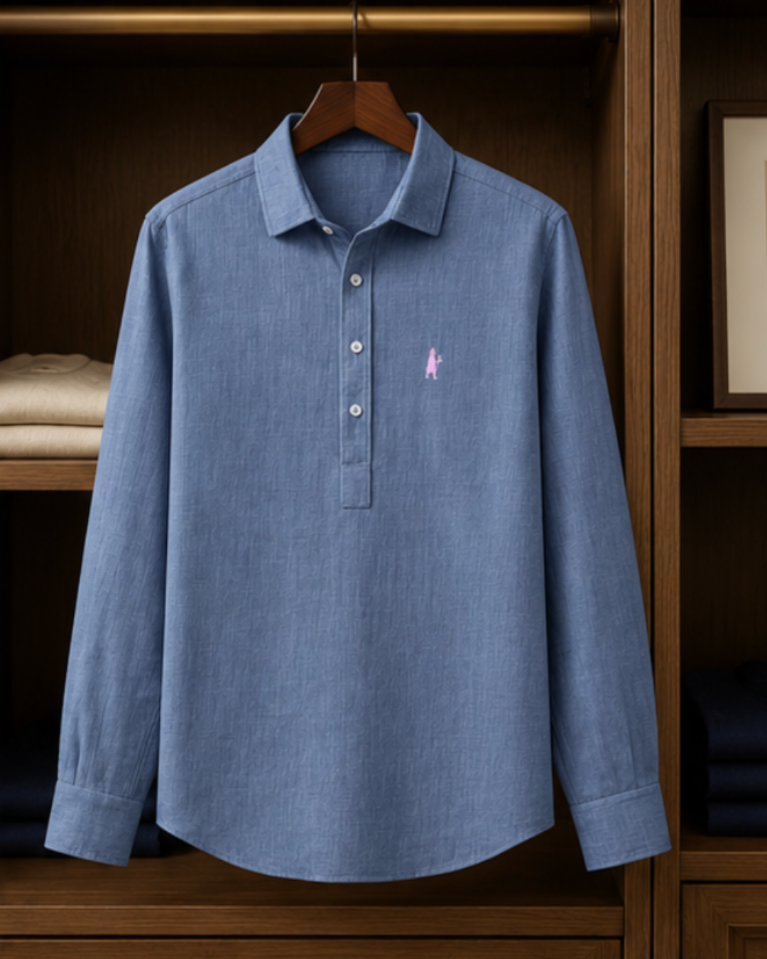Polera Azul Claro