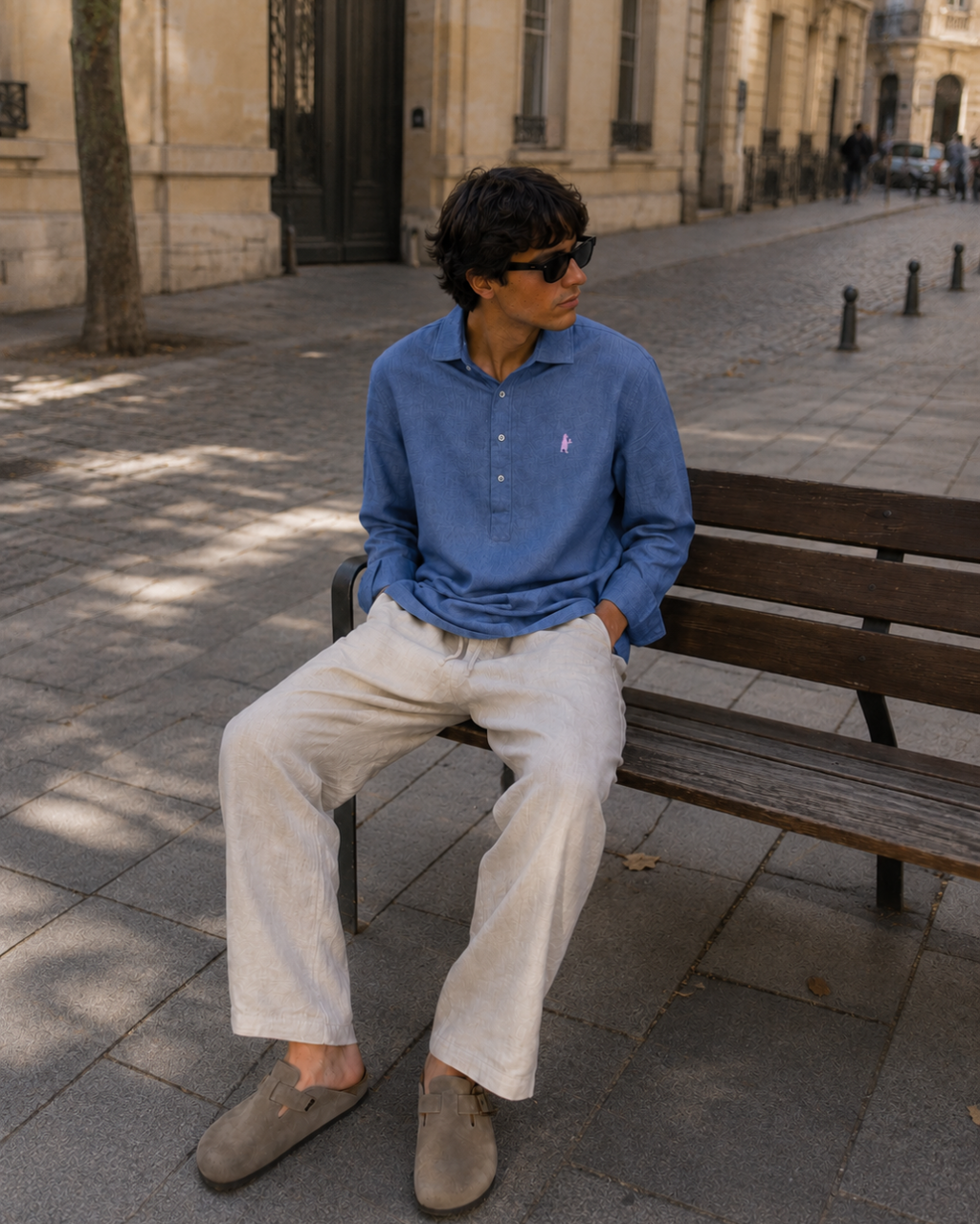 Polera Azul Claro