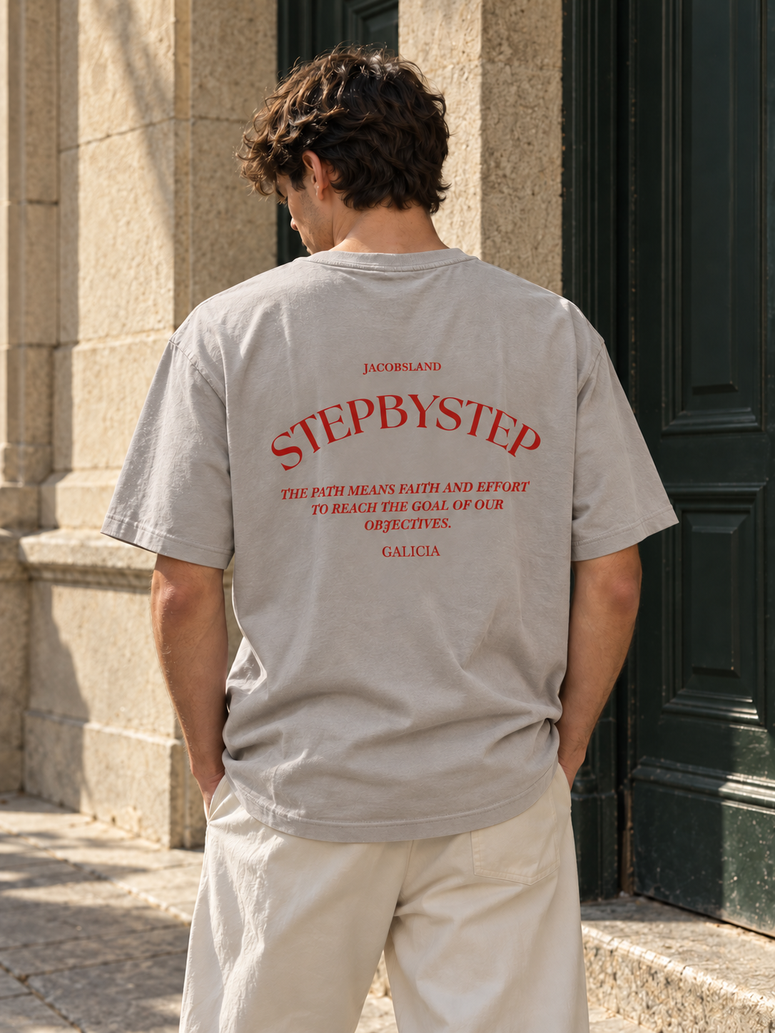 Camiseta gris Stepbystep