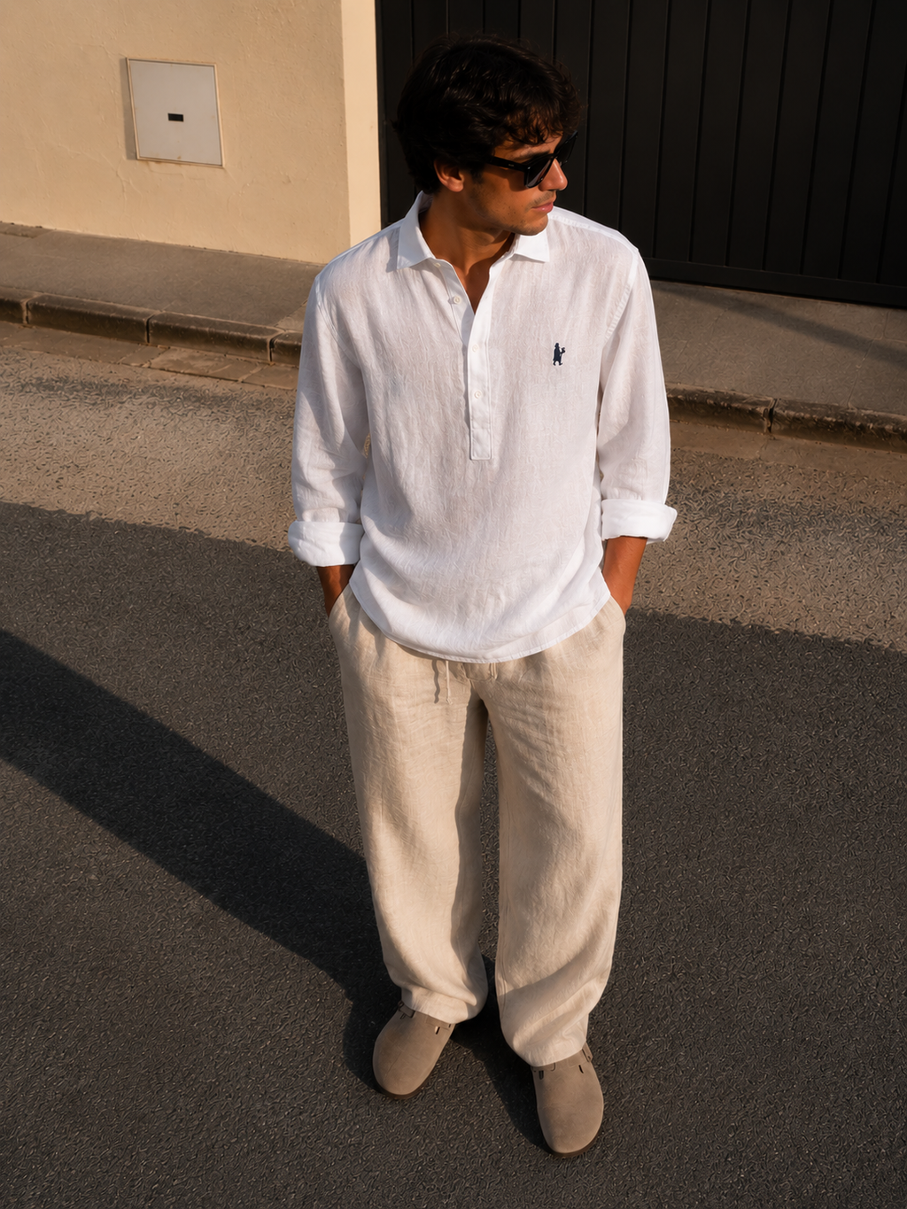 Polera blanca Peregrino