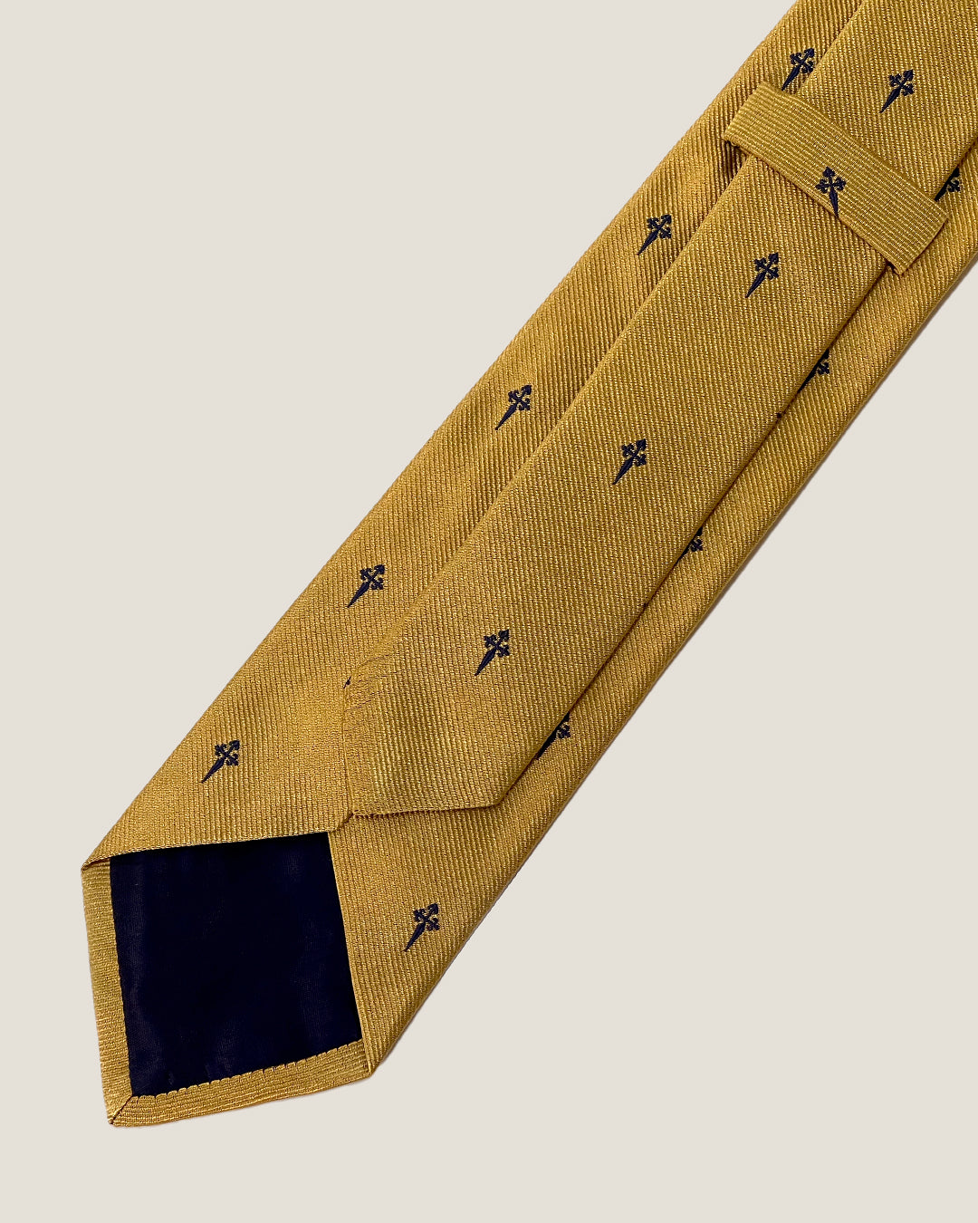 CORBATA CRUZ AMARILLA