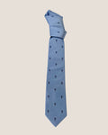 CORBATA CRUZ AZUL CELESTE