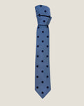 CORBATA CONCHA CELESTE