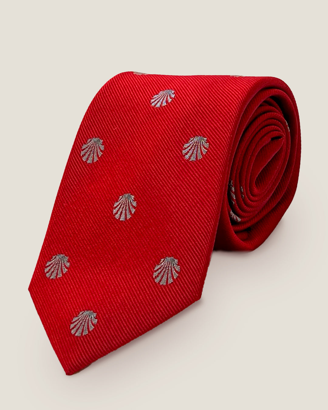 CORBATA CONCHA ROJA