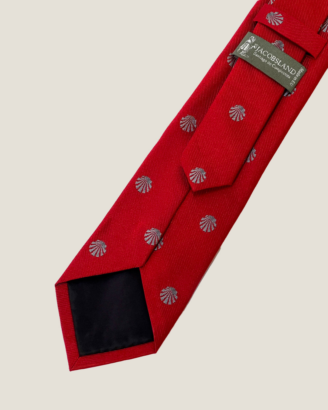 CORBATA CONCHA ROJA