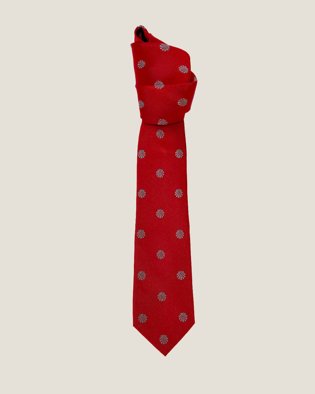 CORBATA CONCHA ROJA