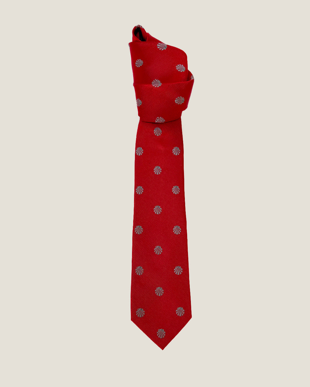 CORBATA CONCHA ROJA