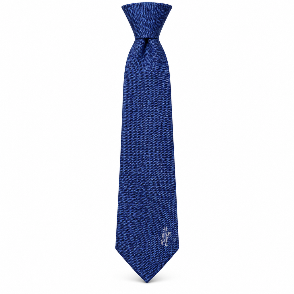 Corbata peregrino azul