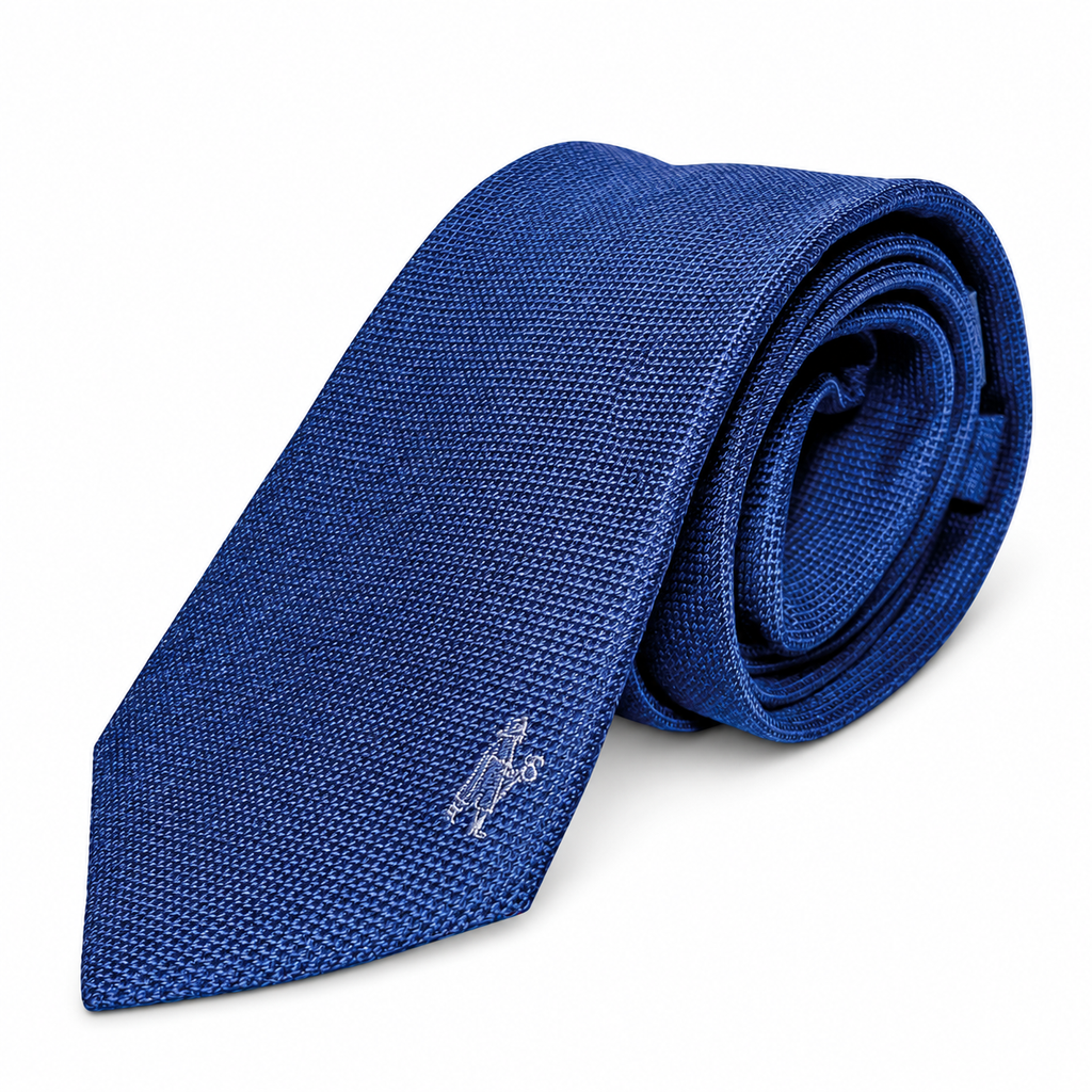 Corbata peregrino azul