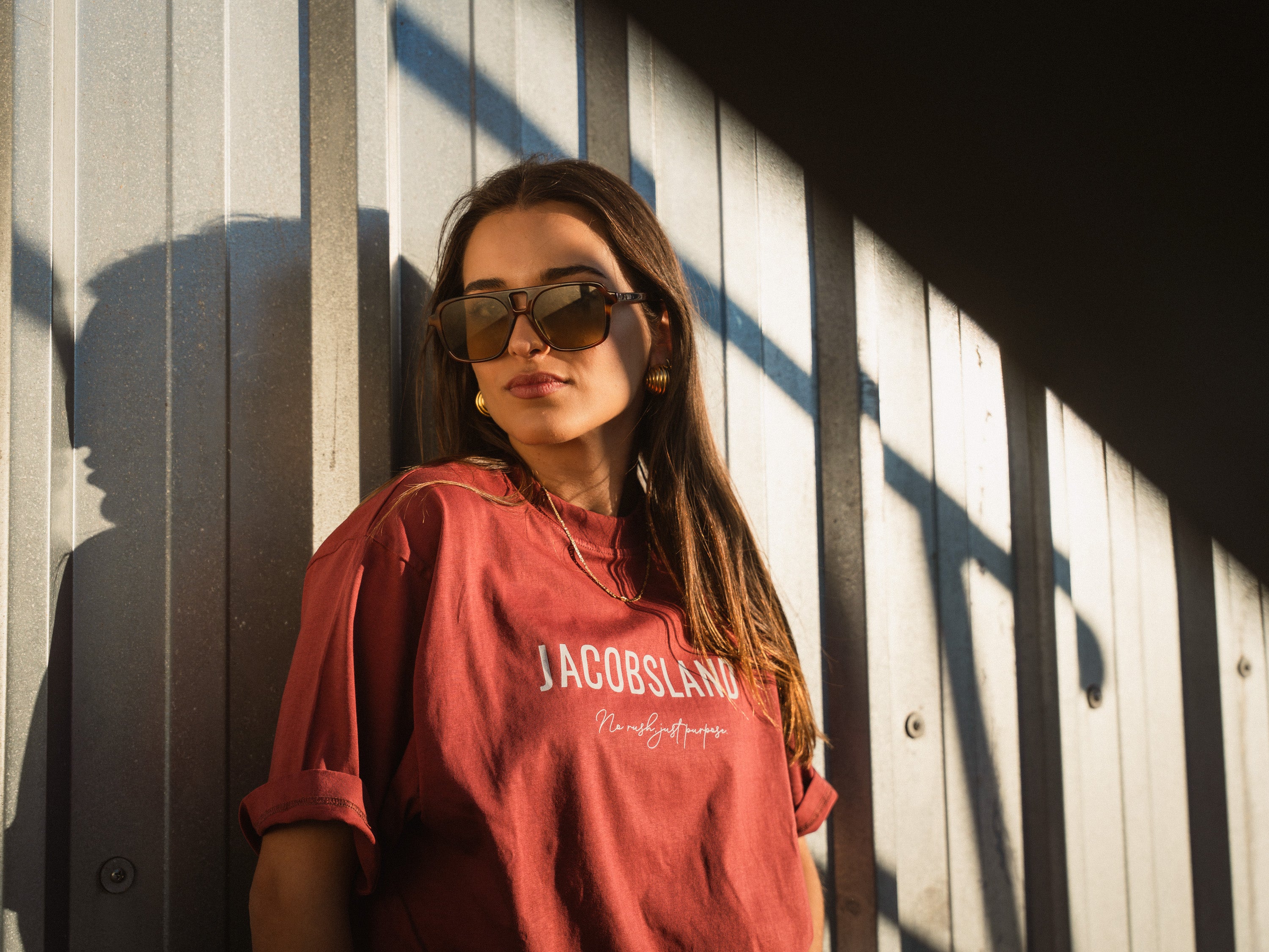 CAMISETA PURPOSE MARRON