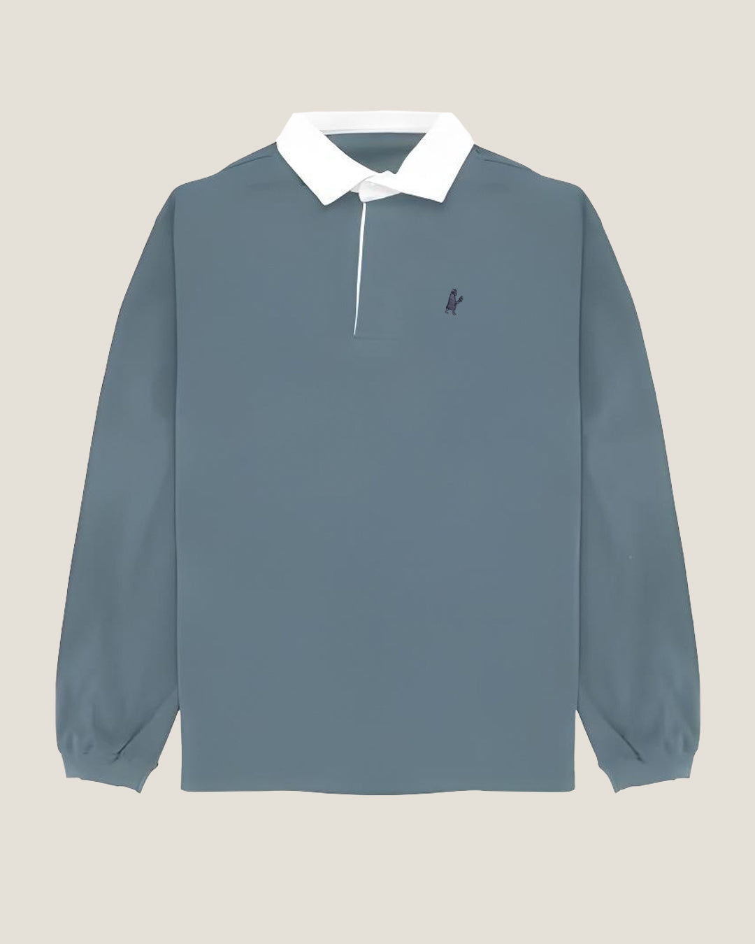 POLO PEREGRINO BORDADO (AZUL)