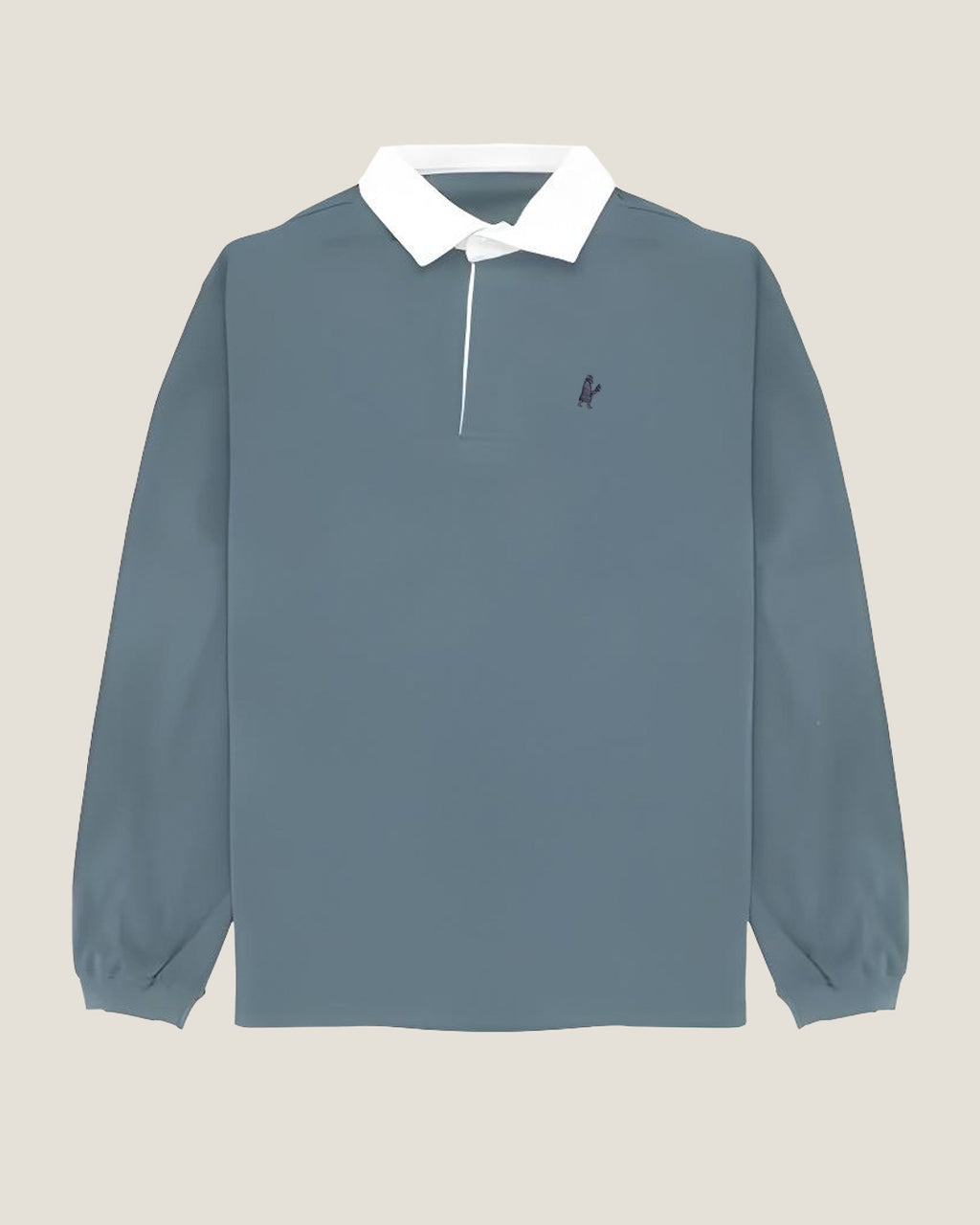 POLO PEREGRINO BORDADO (AZUL)